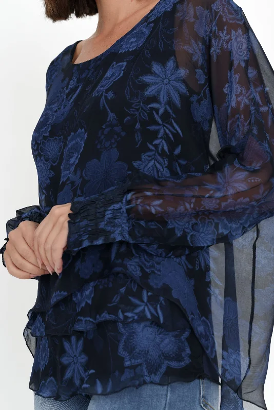 gaia-navy-floral-silk-layer-top