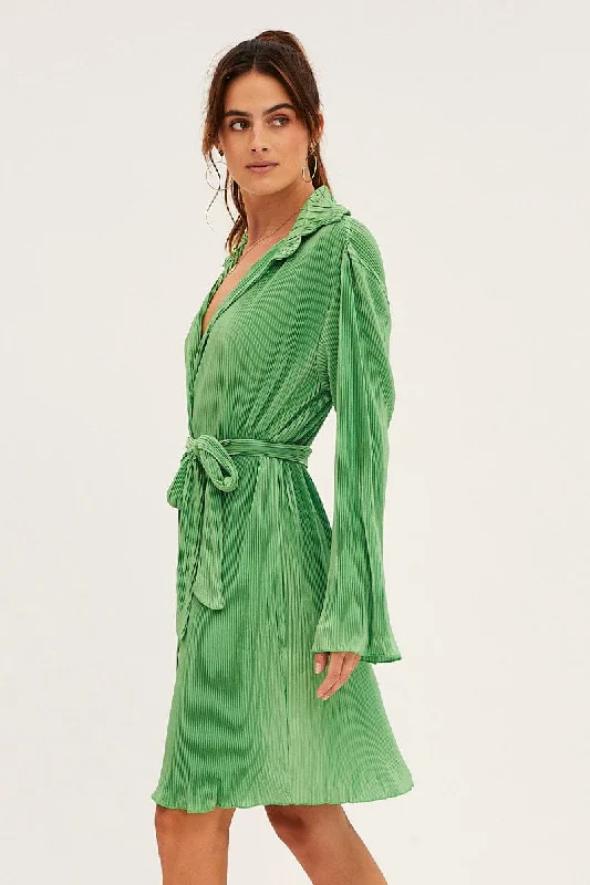 green-plisse-shirt-dress-front-button-dd12751-f3