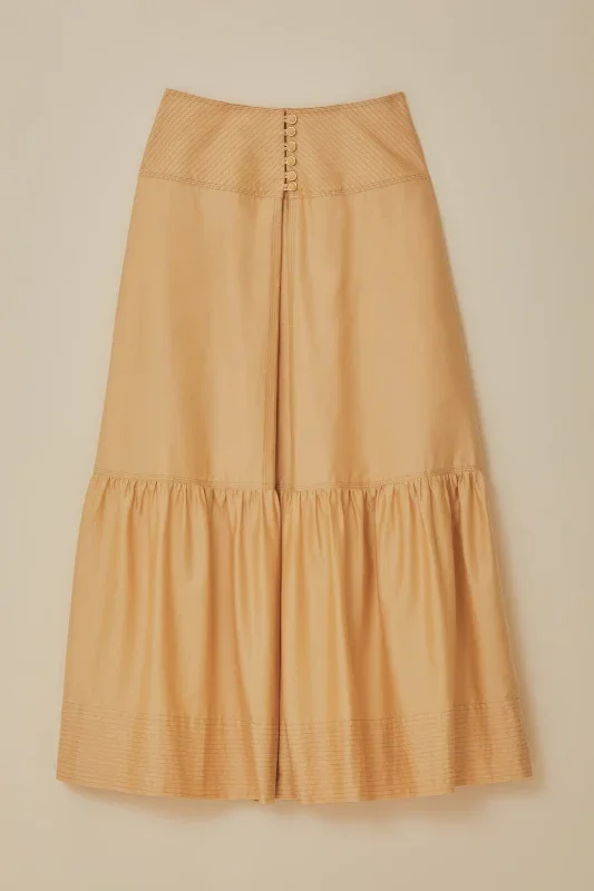 khaki-topstitching-yoke-maxi-skirt-2