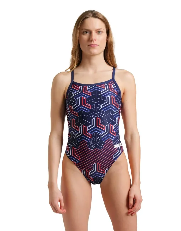 Kikko Pro Challenge Back Swimsuit - Navy/Multi