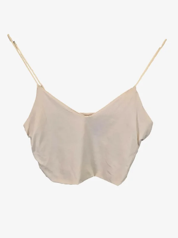 Kookai Cropped Basic Bralette Top Size 10