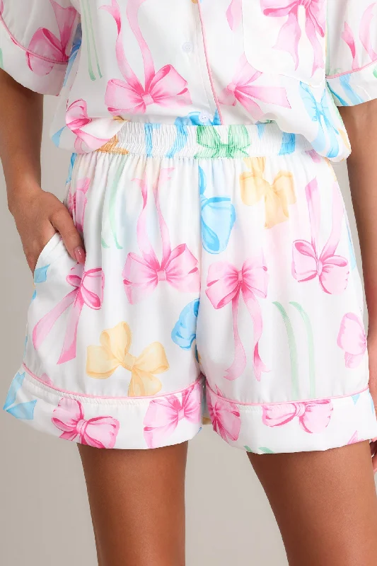 living-the-dream-white-multi-bow-pajama-shorts