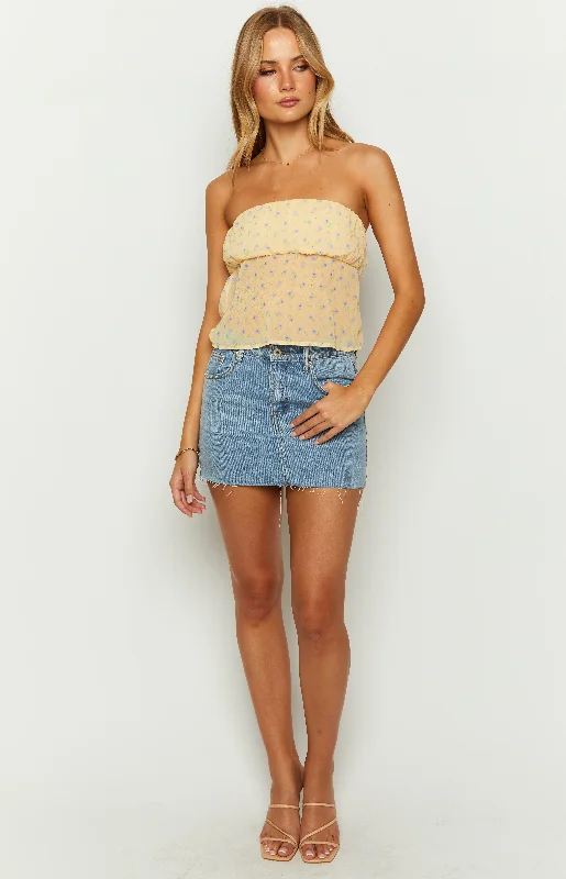 lou-lou-yellow-floral-strapless-top