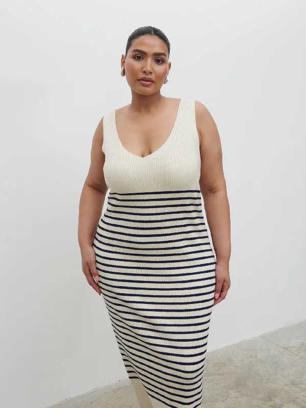 maria-stripe-knit-midaxi-dress-curve-cream-and-navy