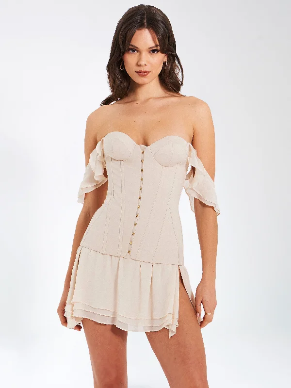 marica-beige-satin-corset-mini-dress