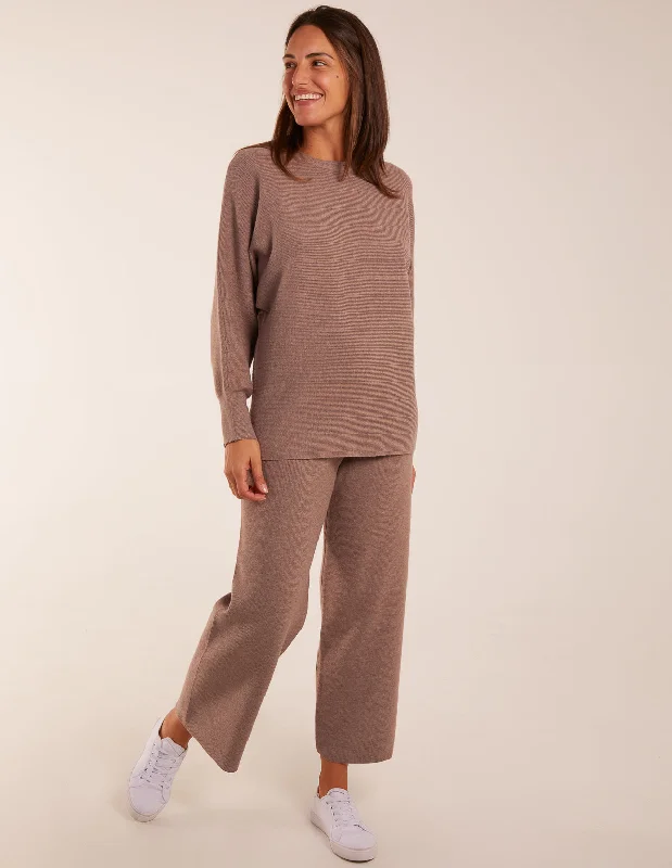 Ribbed Knitted Lounge Set