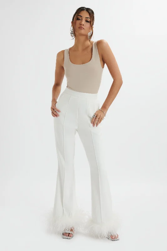 nahla-fit-flare-trouser-with-feather-hem-in-white