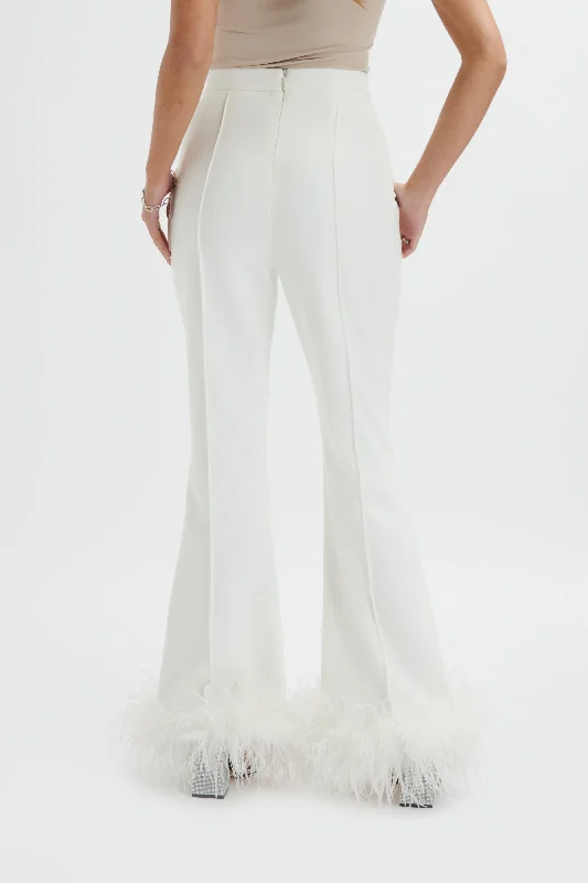 nahla-fit-flare-trouser-with-feather-hem-in-white