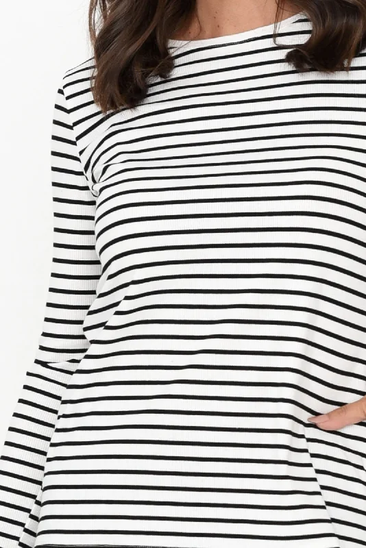 newport-black-stripe-cotton-top