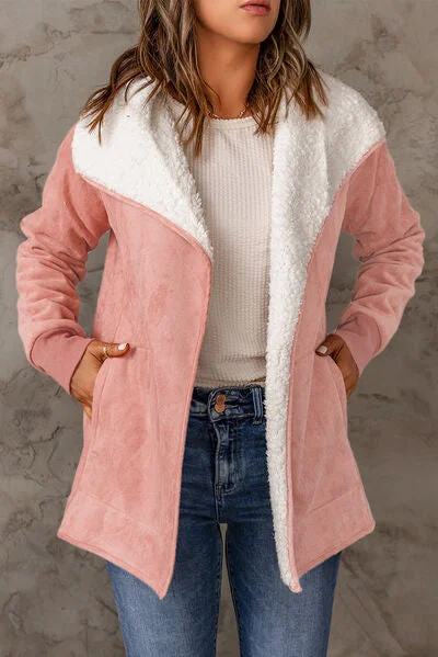 open-front-long-sleeve-sherpa-jacket-with-pockets