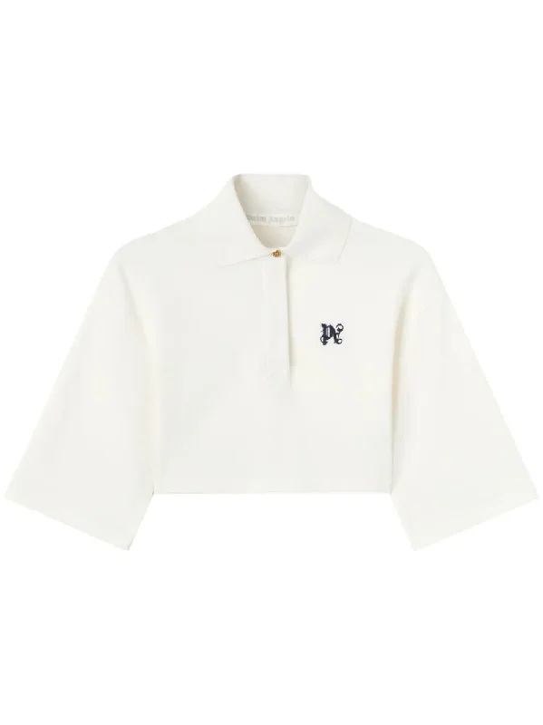 Monogram Cropped Polo