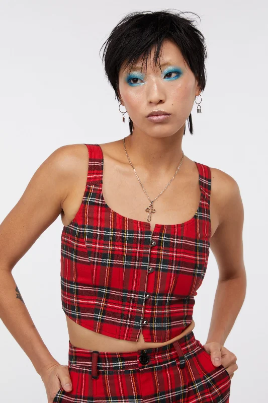 Party Time Tartan Corset