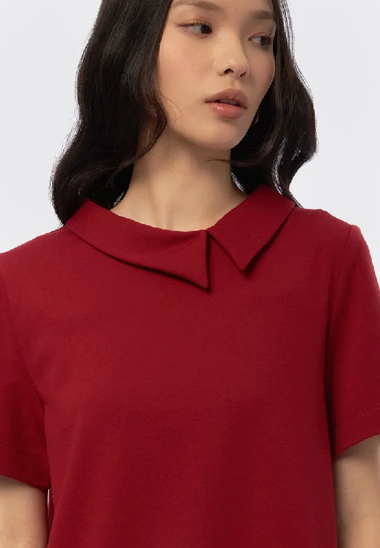 peterpan-collar-short-sleeve-blouse-24g041-dark-red