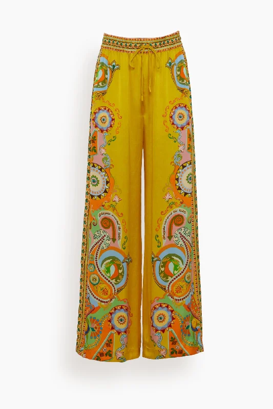 Pinball Silk Pant in Multi