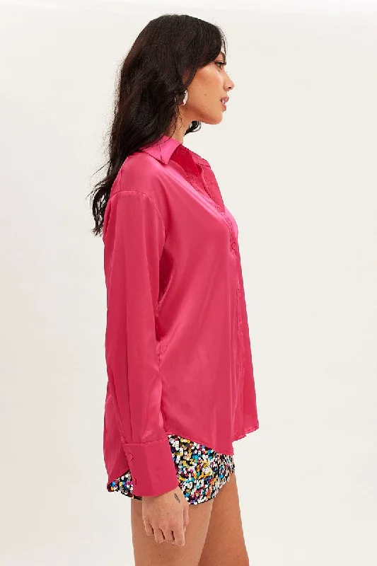 pink-shirt-long-sleeve-collared-longline-satin-wc2470ax-33w