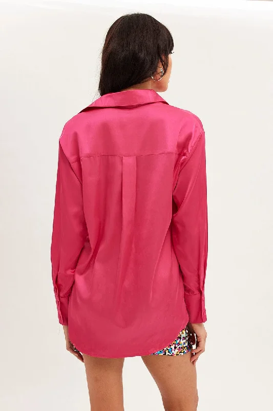 pink-shirt-long-sleeve-collared-longline-satin-wc2470ax-33w