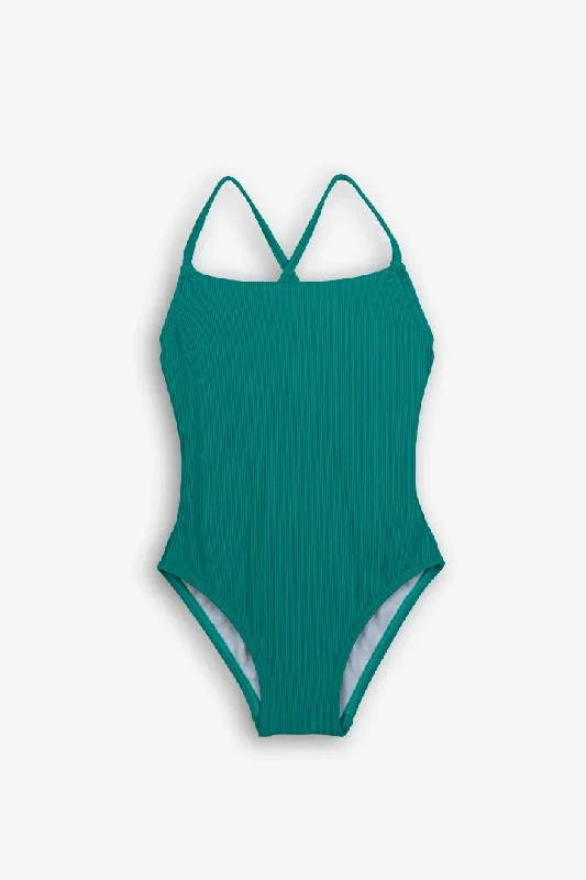 Green Texture Swimsuit