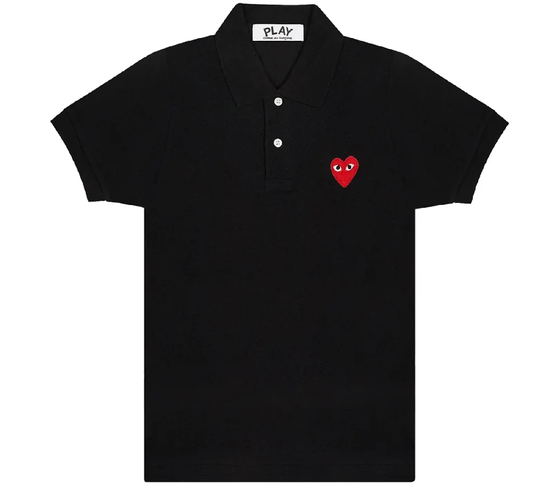 Red Heart Polo Shirt Women