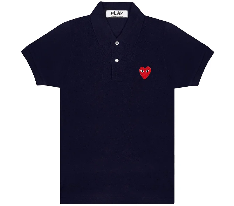 Red Heart Polo Shirt Women