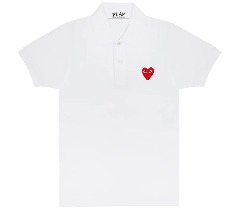 Red Heart Polo Shirt Women