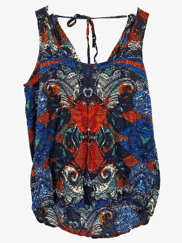 Portmans Boho Round Neck Tank Top Size 8