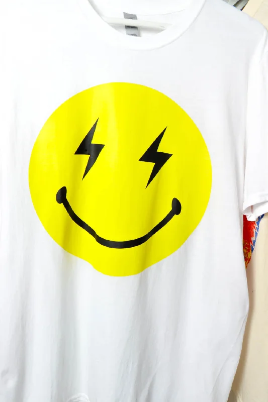 positive-energy-white-yellow-smiley-lightning-t-shirt