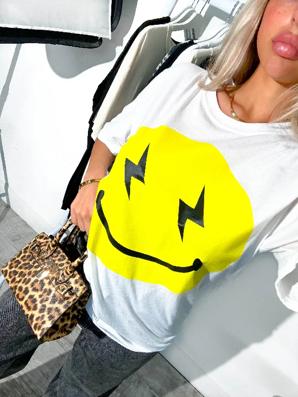 positive-energy-white-yellow-smiley-lightning-t-shirt