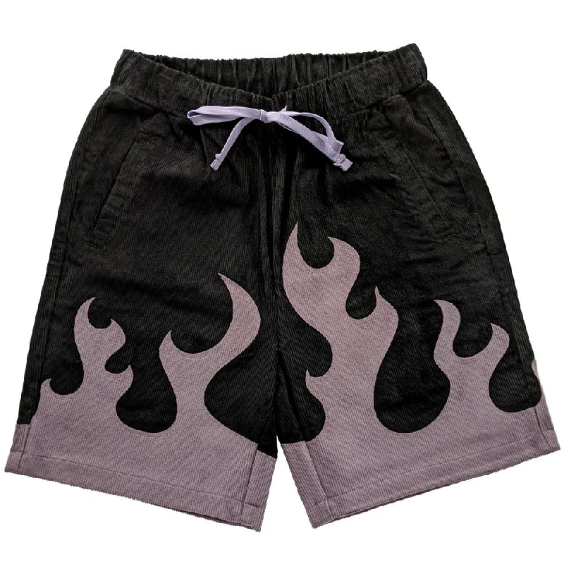 Purple Flame Shorts