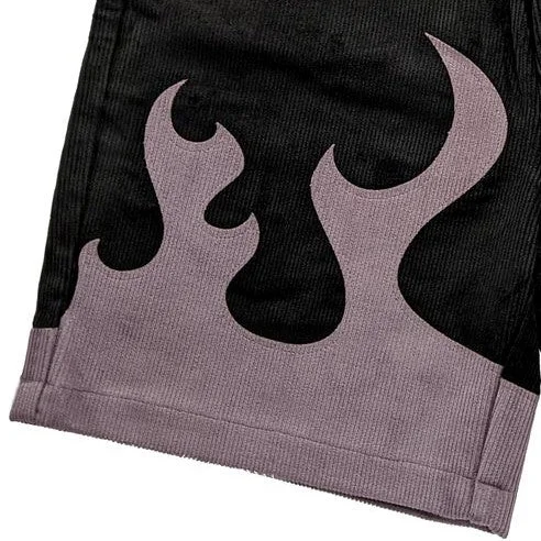 purple-flame-shorts