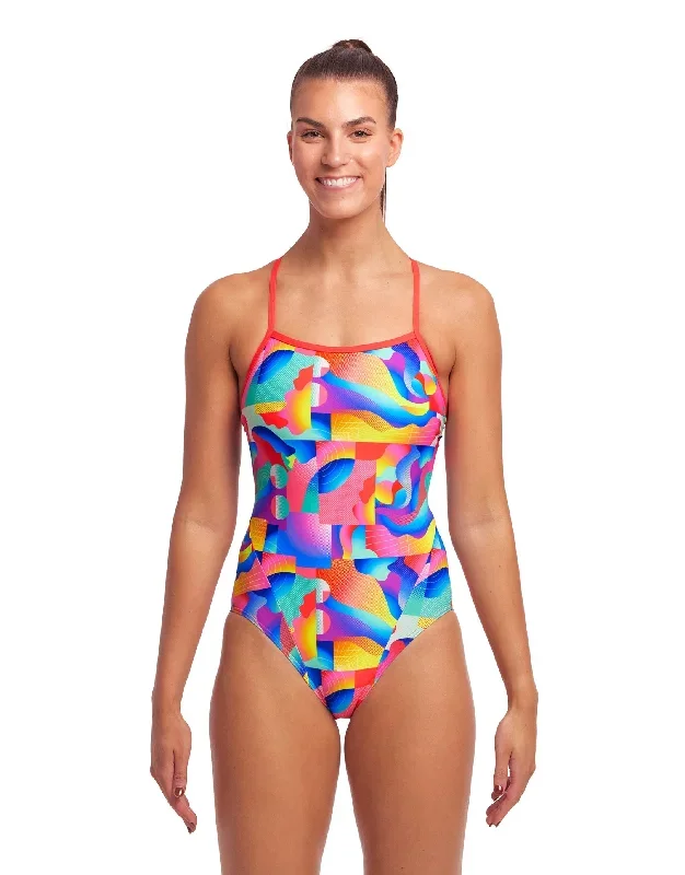 Radar Rage Single Strap Swimsuit