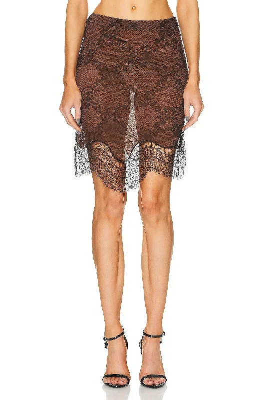 Ramage Tattoo Lace Skirt