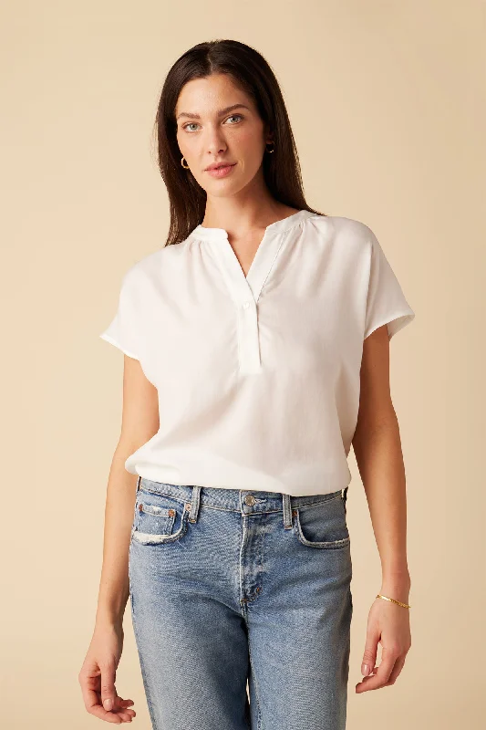 Renata Tencel Blouse - White