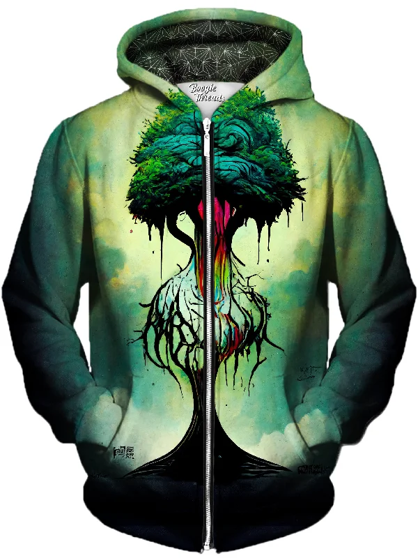 Repulsive Nobody Unisex Zip-Up Hoodie