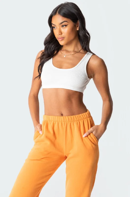 Essential Ribbed Crop Top