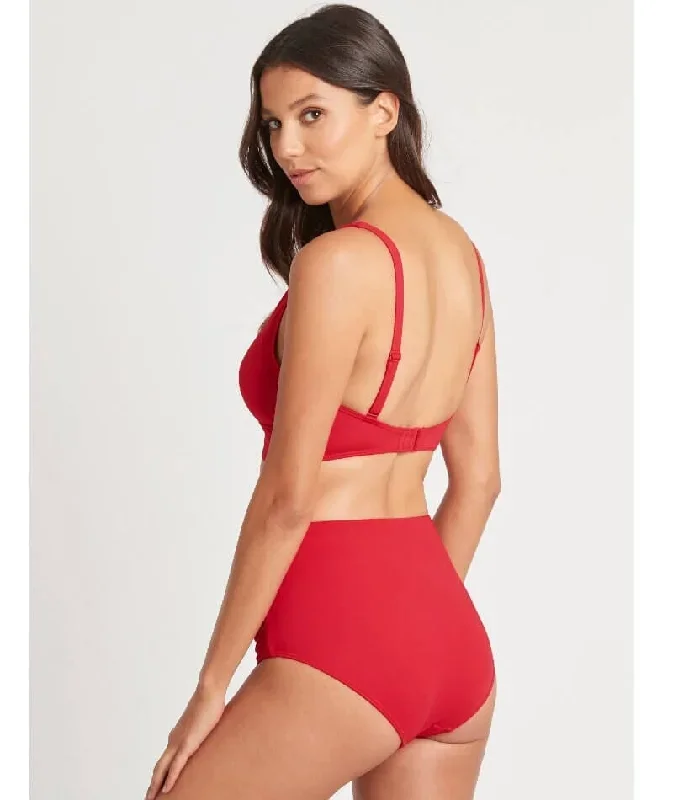 sea-level-eco-essentials-gathered-side-high-waist-bikini-brief-red