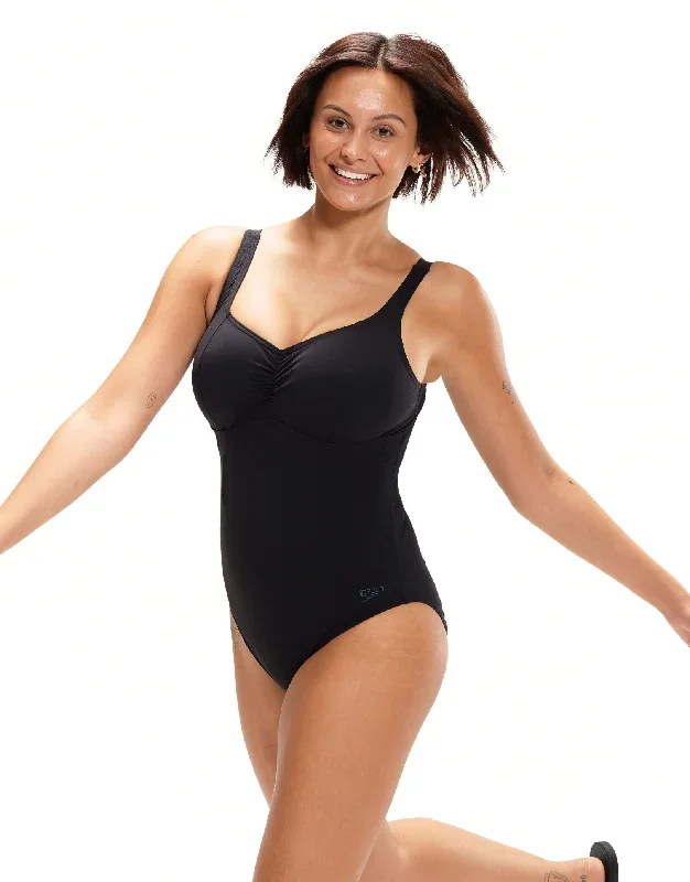 Speedo Shaping AquaNite Swimsuit - Black