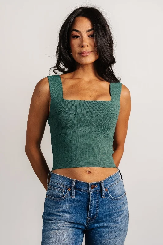 Shia Tank Top | Green