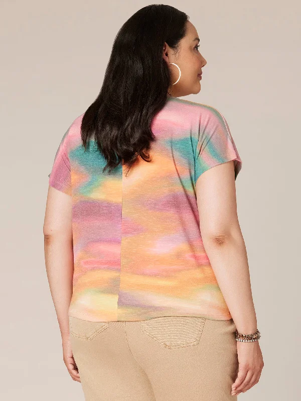 short-sleeve-scoop-neck-ombre-print-twist-front-hem-plus-size-knit-top-w3m7223e