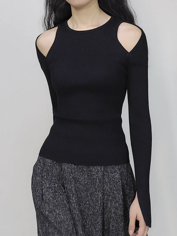 shoulder-cut-out-knit-top