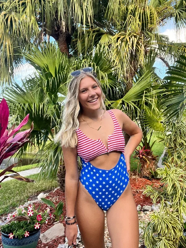 America One Piece Swimsuit