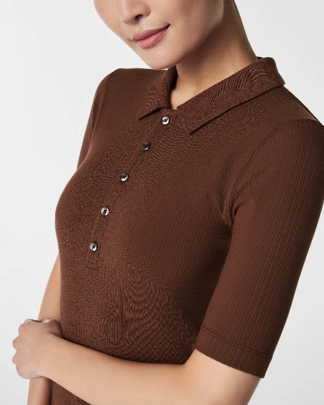 stretch-rib-polo-top