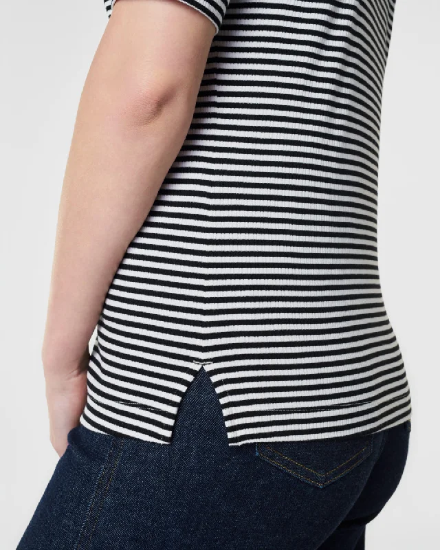 stretch-rib-striped-polo-top