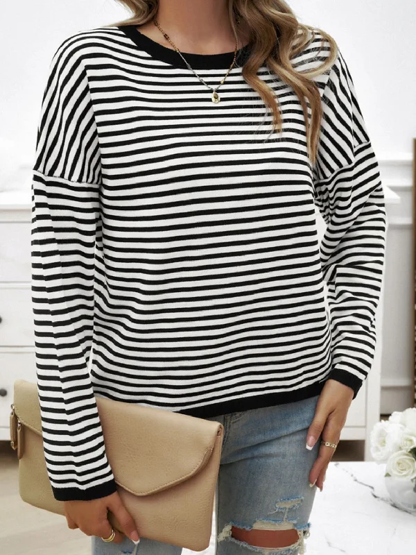 striped-round-neck-dropped-shoulder-sweater-12