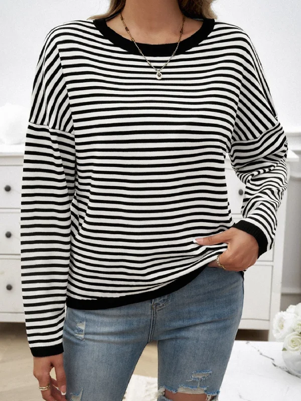 striped-round-neck-dropped-shoulder-sweater-12