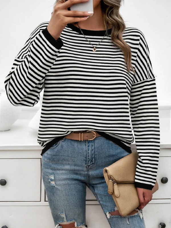 striped-round-neck-dropped-shoulder-sweater-12