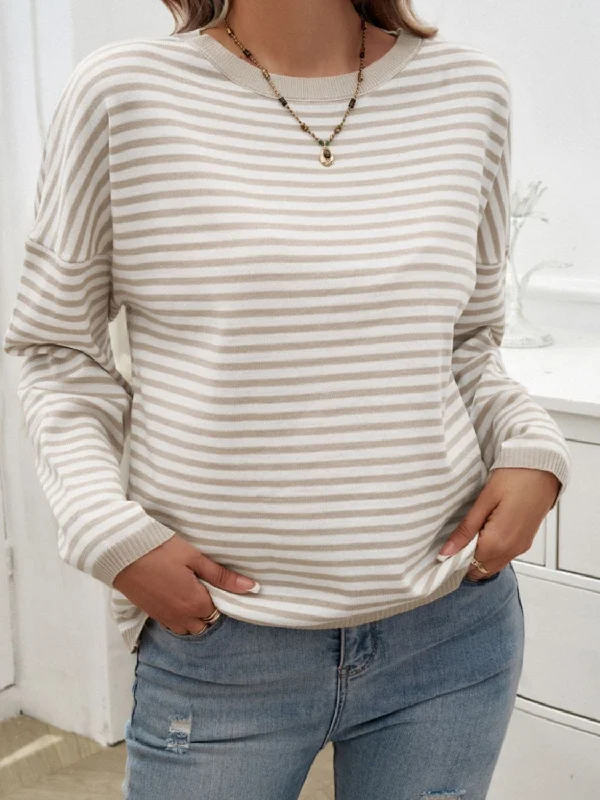 striped-round-neck-dropped-shoulder-sweater-12