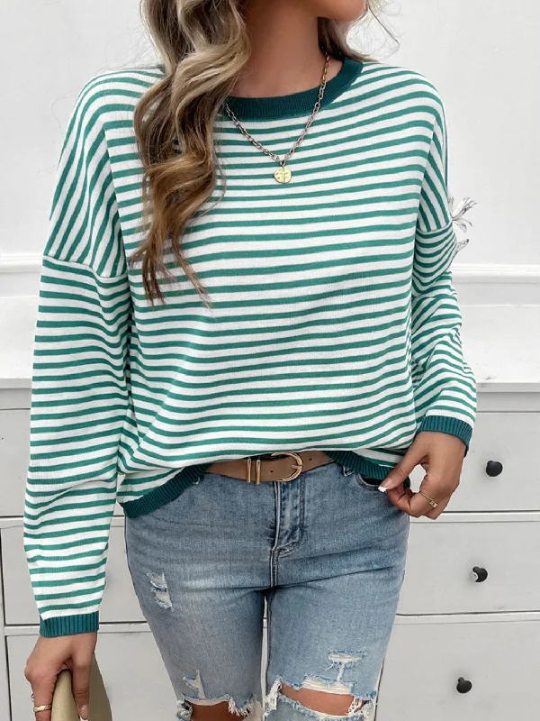 striped-round-neck-dropped-shoulder-sweater-12