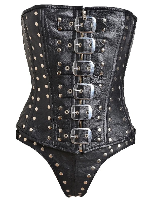 studded-leather-overbust-corset