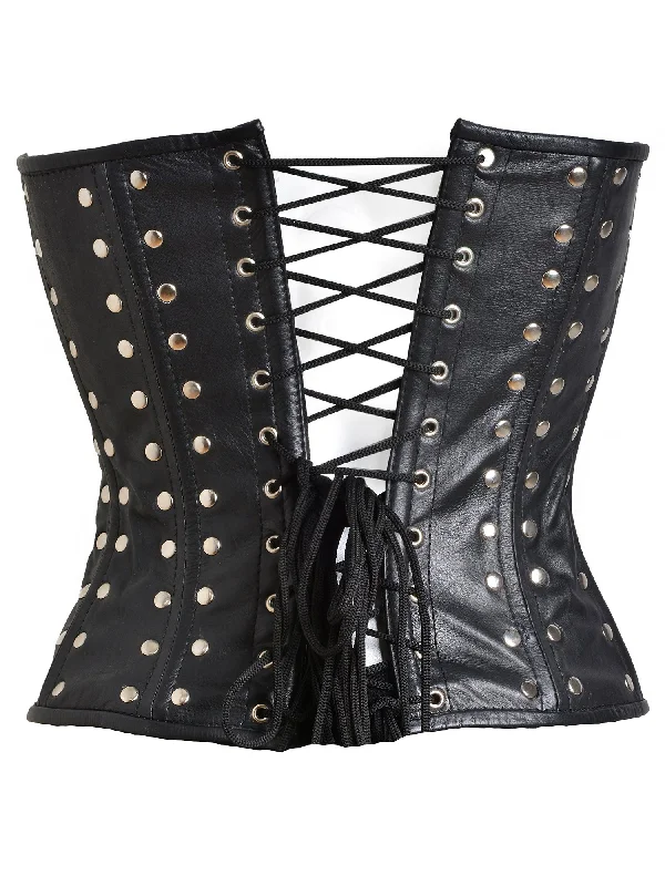 studded-leather-overbust-corset