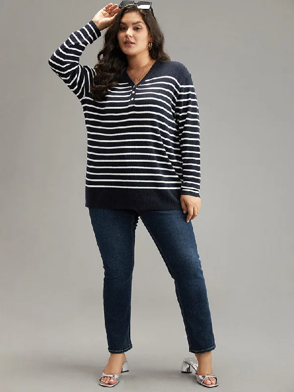 supersoft-essentials-striped-button-through-pullover